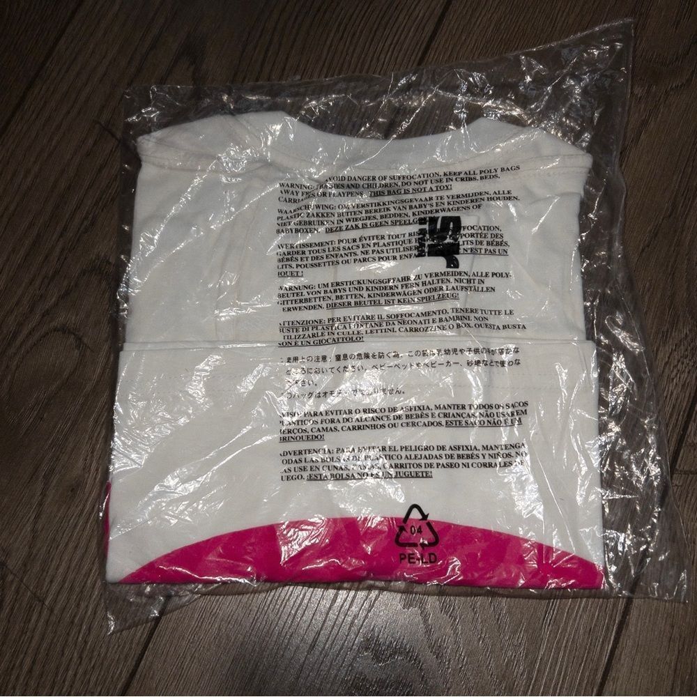 NIP BSR x By Samii Ryan White Sensitive Crop Top T-Shirt Size Small - Picture 4 of 5